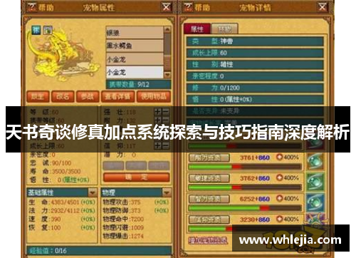天书奇谈修真加点系统探索与技巧指南深度解析